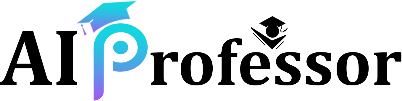 AI Professor software dashboard showing AI teacher video creation features