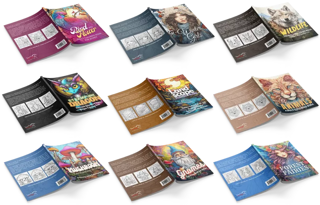 Printable adult and teen coloring pages bundle with detailed patterns and designs