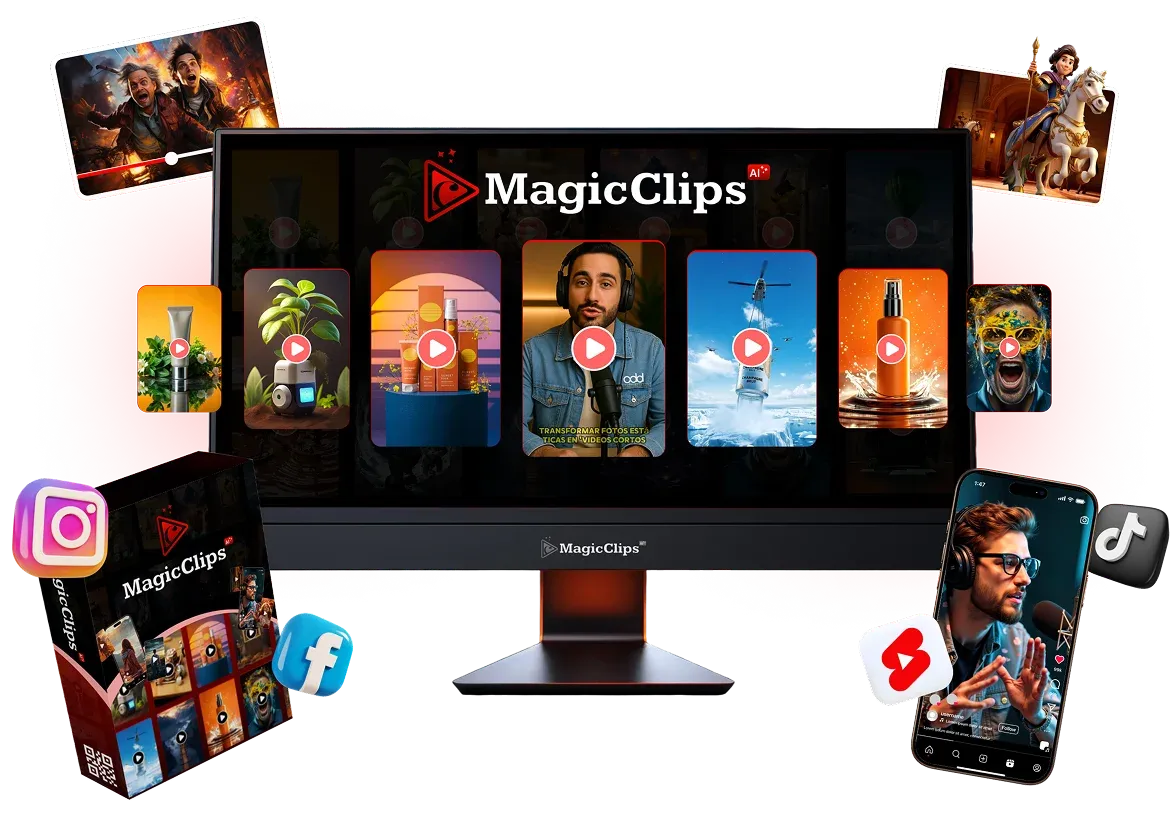 Magic Clips AI short video creation tool