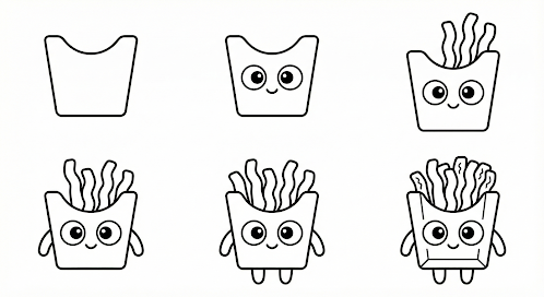 How-To-Draw guide for animals and cute characters