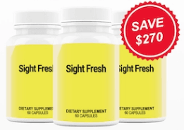 SightFresh vision support capsules with bilberry lutein and zeaxanthin ingredients
