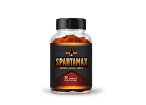 SpartaMax male performance capsules close up herbal supplement